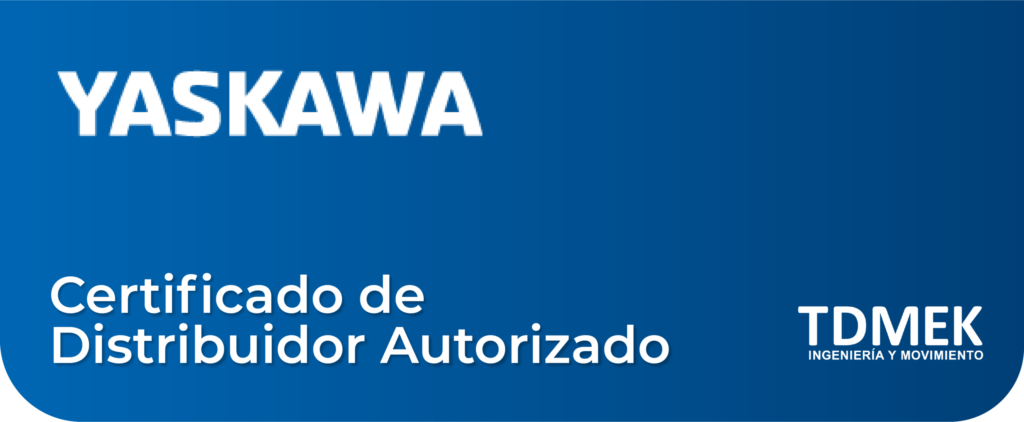 TDMEK, Distribuidor Autorizado certificado de Yaskawa en Colombia para variadores de velocidad y servomotores industriales.