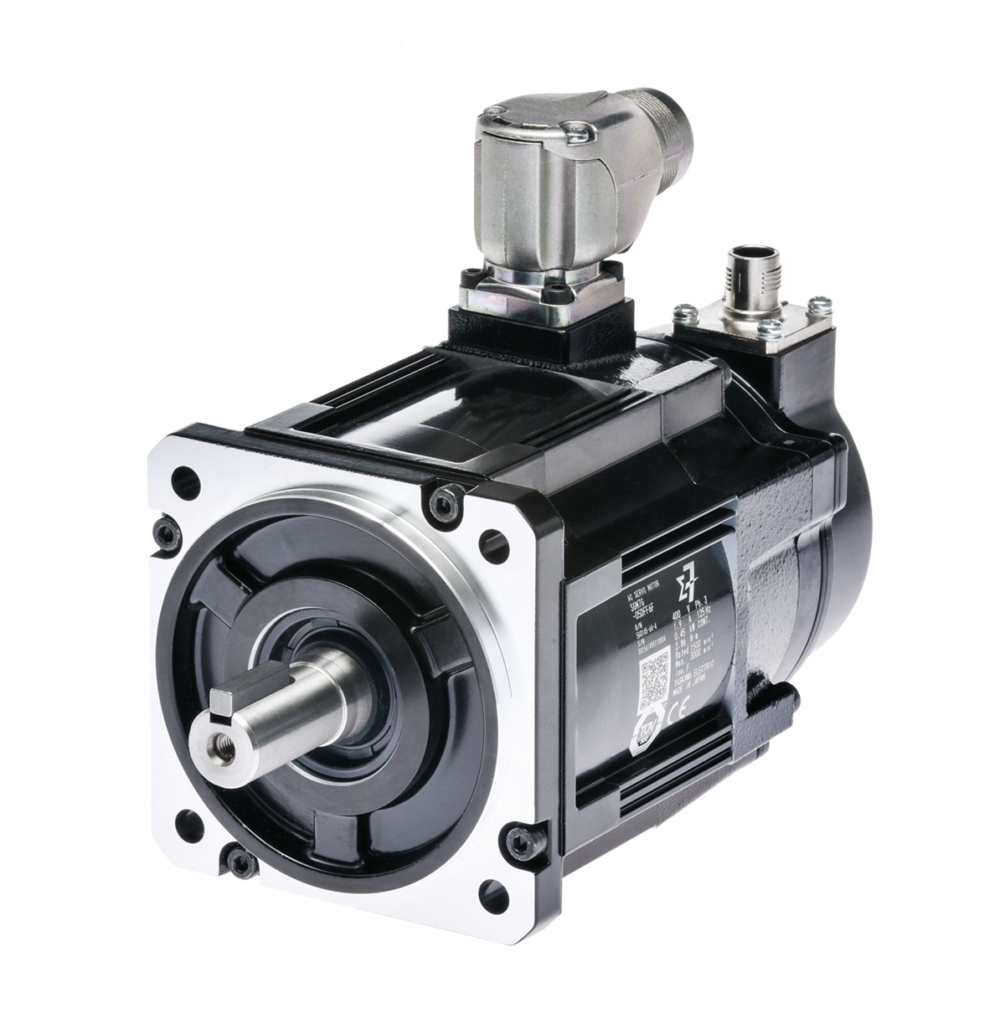 Servomotor Yaskawa Sigma-7 de alta precisión con encoder de 24 bits para control de movimiento industrial.